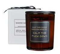 CL&MH Lavender Scented Candle Gifts Unisex,Joke Candles, Rude Candle, Relaxing Candle, Calm Down Scented Candle Gift, Funny Gift Him, Her, Friend, Friendship Gift, Joke Gift,Rude Candle Gift