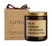 CL&MH Scented Candle Gift - Funny Gift for New Mum,Gift for New Mum,Funny Baby Shower,New Parents Gifts for Couples - First Time Mum,Dad Gifts,Gifts for Parents to Be,Brother,Sister,New Mum Gift
