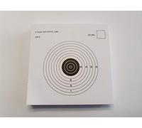 CL Print Solutions 100 x 14cm 6 Yards Shooting Target - Circles Paper Targets Air Rifle Pistol 100gsm