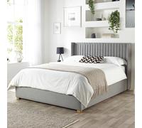 CL Soho Twill Kingsize Ottoman Bedframe - Grey