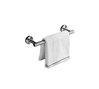 CL-ZZZ Bath Single Towel Bar Rail, Stainless Steel Brushed Finish Towel Rail Wall Mounted Round Towel Rod for Bathroom or Kitchen, 30cm-88cm Silver (Size : 52cm)