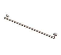 CL-ZZZ Towel Rail -20cm-120cm, SUS 304 Stainless Steel Round Towel Bar, Silver Finish Towel Rod Wall Mounted Towel Rack Holder for Bathroom or Kitchen, Screws Mounting (Size : 50cm)