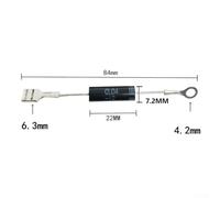 CL04-12 Unidirectional High-Voltage Microwave Oven Diode, 12KV, 350mA, for General Repair and Replacement, 10-Pack(50pcs)