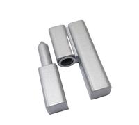 Cl203-2L Zinc Alloy Door Hinge Corner Spring Door Hinge Flush Hinge 1Pcs(Black)