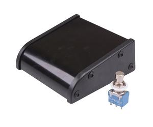 CL2108C Momentary DPDT Foot Pedal Switch Kit Aluminium Case