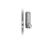 CL2255 Electronic Tubular Mortice Latch Brushed Steel