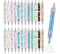 Clabby 24 Pcs Nurse Ballpoint Pens Retractable Lovely Cartoon Ink Pens Funny Gift for Nurse Week Doctor Medical Assistant Student Appreciation Gift (Classic)