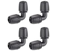 Claber 1/2 Inch Elbow Compression Connector (4)