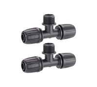 Claber 3-Way Compression Fitting with threaded 1/2 " connection (10)