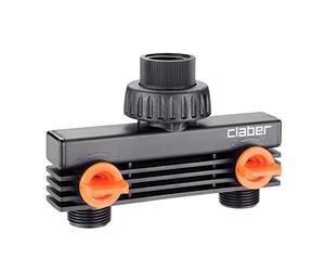 CLABER 8590 3/4" male threaded two way adaptor