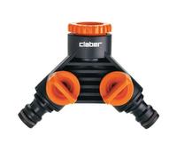 Claber Double Hose connector for Garden Tap