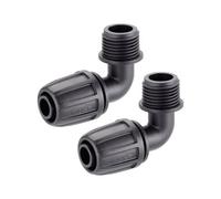 Claber 91019 Threaded Elbow Pop-Up Sprinkler Connector. Pack Of Two