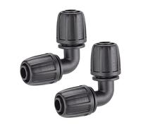 Claber 91025 1/2-inch Elbow Hose Pipe Connector. Pack of Two