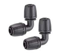 Claber 91025 Half-Inch Elbow Hose Pipe Connector. Pack Of Two