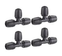 Claber 91029 Half-Inch Hose Pipe Tee Connector. Pack Of Four