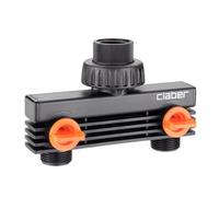 CLABER 8590 3/4" male threaded two way adaptor