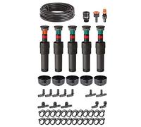 The Claber 90200 Pop-Up Irrigation System Starter Kit for Small Lawns and Gardens