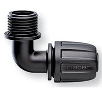Claber Compression Elbow with 1/2 " threaded connector (4)