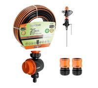 Claber Garden Impact Sprinkler Kit With Water Timer