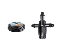 Claber Micro 90370 Capillary Tube 1/4 Inch(4-6mm) & 3-Way Fitting for Pipes of 4 to 6 mm, 10 Pack