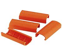 Claber Trash Bag Clamp, Orange, Pack of 4
