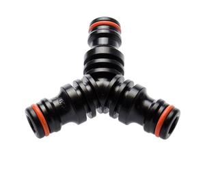 Claber Triple Male Quick-Click Three-Way Connector