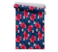 Claccis Unusual Kitchen Wallpaper Plastic Covering Panels Flower Natural Elegance Older Girls for Bedroom Durable Waterproof Vinyl Film 45x500cm