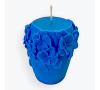 Clachaig Candles 100% Organic Hyacinth Scented Potted Flower Shaped Candle