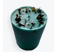 Clachaig Candles Handpoured 100% Organic Sea Kelp & Driftwood Scented Ridged Candle