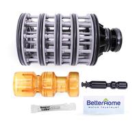 Clack WS1 Interior Repair Kit Bundle - Genuine OEM Parts Including Spacer Stack (CV3005), Downflow Piston (V3011), and Regeneration Piston (V3174) for WS1 Water Softener