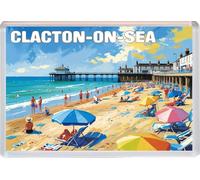 Clacton-on-Sea - Essex - Jumbo Artistic Fridge Magnet 96 x 67mm BBSFHM1877