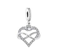 Claddagh Heart Hands Love You Forever Infinity Crown Charm Bead Pendant 925 Sterling Silver Dangle Compatible With Pandora Charm Bracelet