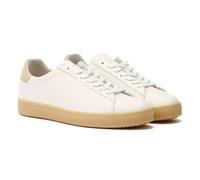 Clae Bradley Leather Mens White/Natural Gum Trainers - Size UK 6