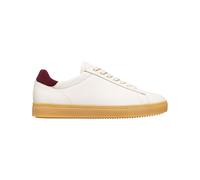 Clae - Leather sneakers - Bradley Offwhite Leather Zinfandel for Men in Leather - Size 8,5 UK - White White 8.5 UK