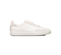Clae - Leather sneakers - Deane Triple Offwhite Leather for Men in Recycled Polyester - Size 10 UK - White White 10 UK