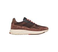 Clae - Lightweight and comfortable sneakers - Zuma Deep Taupe Java Black Camellia for Men in Leather - Size 9 UK - Brown Brown 9 UK