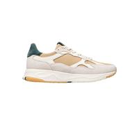 Clae - Lightweight and comfortable sneakers - Zuma Offwhite Pebble Dark Forest for Men in Leather - Size 9 UK - Beige Beige 9 UK