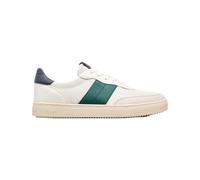 Clae - Vegan Trainers - Davis White Cactus Navy Green for Men - Size 8,5 UK Green 8.5 UK
