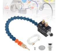 CLAHJQX Adjustable Pipe Mist Coolant Lubrication Spray System for Milling Machine/Cutting Tools Cool with Magnet Base, 1/4 inch / 8 mm Hose Connect Fitting ((Pack of 1)