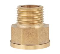 CLAHJQX Brass Pipe Fittings, 1/2inch to 3/4inch Pipe Reducer Adapter Coupler, Brass Reducing Coupling Connectors