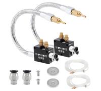 CLAHJQX Coolant Mister for Milling Machine, Metal Adjustable Pipe Mist Coolant Lubrication Spray System for Cutting Tools Cool with Magnet Base, 1/4 inch / 8 mm Hose Connect Fitting (Pack of 2)