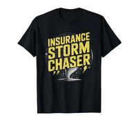 Claims Adjuster Insurance Storm Chaser Graphic Funny Field T-Shirt