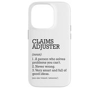 Claims Adjuster Job Definition Personalized Claims Adjuster Case for iPhone 14 Pro