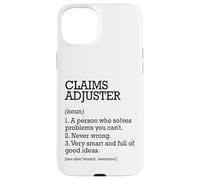 Claims Adjuster Job Definition Personalized Claims Adjuster Case for iPhone 15 Plus