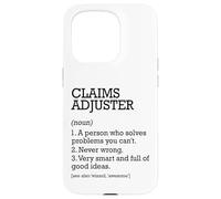 Claims Adjuster Job Definition Personalized Claims Adjuster Case for iPhone 15 Pro