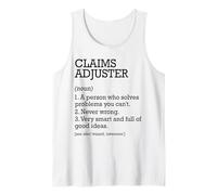 Claims Adjuster Job Definition Personalized Claims Adjuster Tank Top