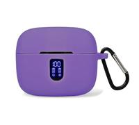 Claiol Premium Silicone Case for TAGRY X08 Wireless Earbuds with Carabiner. (Purple)