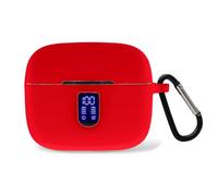 Claiol Premium Silicone Case for TAGRY X08 Wireless Earbuds with Carabiner. (Red)