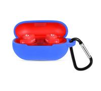 Claiol Silicone Case for Beats Solo Buds 2024, Premium Shockproof Case Cover Compatible with Beats Solo Buds with Carabiner. (Blue)