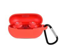 Claiol Silicone Case for Beats Solo Buds 2024, Premium Shockproof Case Cover Compatible with Beats Solo Buds with Carabiner. (Red)